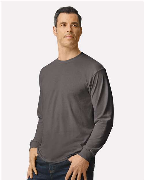 Gildan Unisex Heavy Cotton™ Long Sleeve T-Shirt 5400 - Charcoal