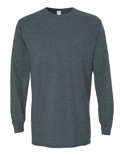 Gildan Unisex Heavy Cotton™ Long Sleeve T-Shirt 5400 - Dark Heather