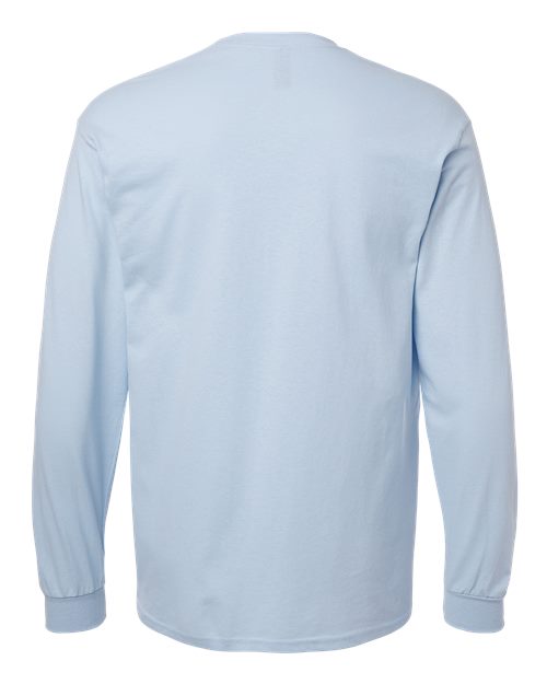 Gildan Unisex Heavy Cotton™ Long Sleeve T-Shirt 5400 - Light Blue