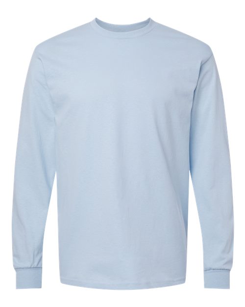 Gildan Unisex Heavy Cotton™ Long Sleeve T-Shirt 5400 - Light Blue
