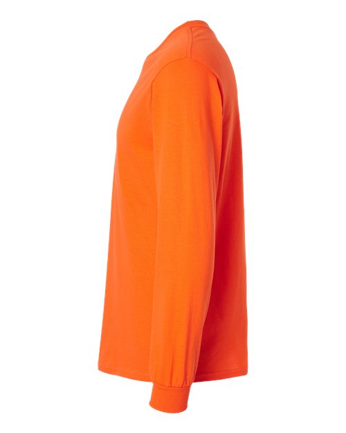 Gildan Unisex Heavy Cotton™ Long Sleeve T-Shirt 5400 - Orange