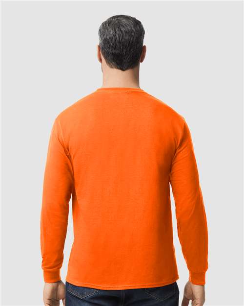 Gildan Unisex Heavy Cotton™ Long Sleeve T-Shirt 5400 - Orange