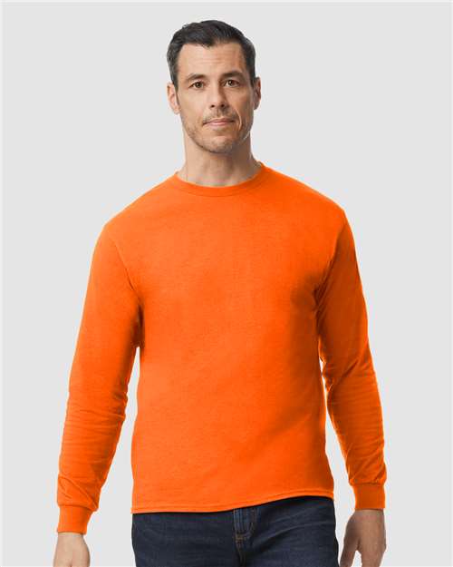 Gildan Unisex Heavy Cotton™ Long Sleeve T-Shirt 5400 - Orange