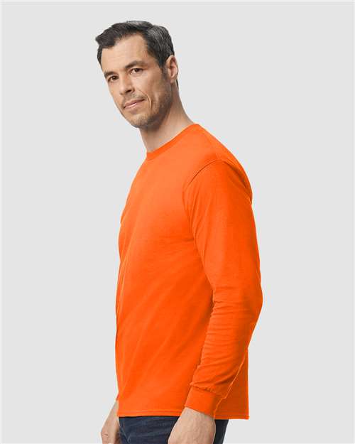 Gildan Unisex Heavy Cotton™ Long Sleeve T-Shirt 5400 - Orange