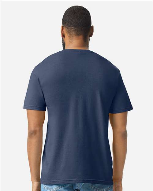 Gildan Unisex Softstyle® CVC T-Shirt 64000CVC - Navy Mist