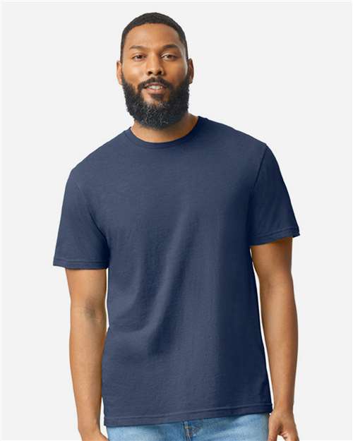 Gildan Unisex Softstyle® CVC T-Shirt 64000CVC - Navy Mist