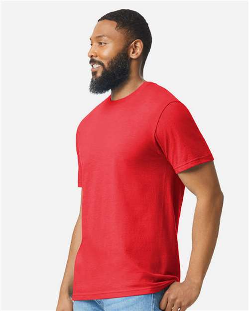 Gildan Unisex Softstyle® CVC T-Shirt 64000CVC - Red Mist