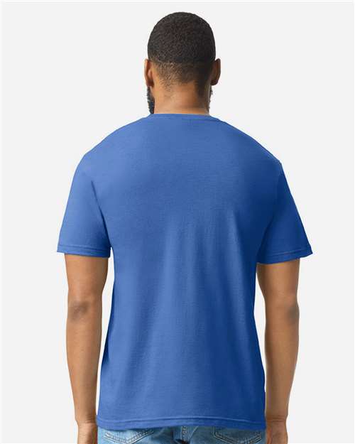 Gildan Unisex Softstyle® CVC T-Shirt 64000CVC - Royal Mist