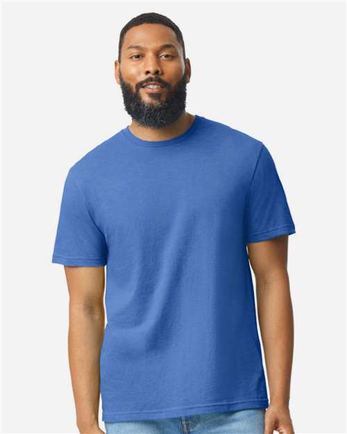 Gildan Unisex Softstyle® CVC T-Shirt 64000CVC - Royal Mist
