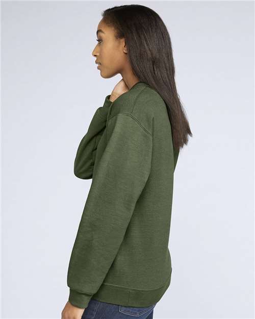Gildan Unisex Softstyle® Midweight Crewneck Sweatshirt SF000 - Military Green