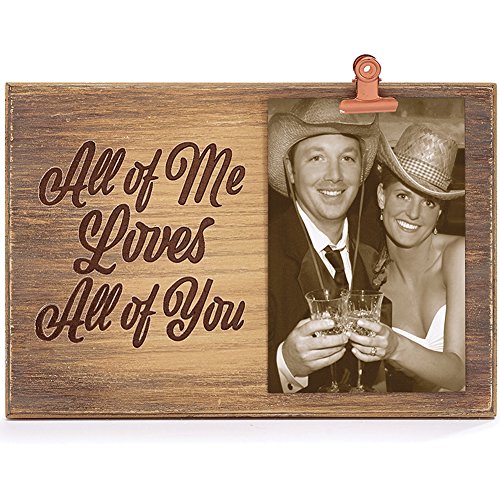 Burton & Burton Natural Wood Love You More Frame with Metal