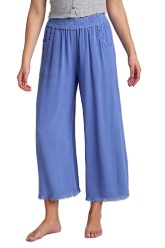 Umgee Linen Wide Leg Pants